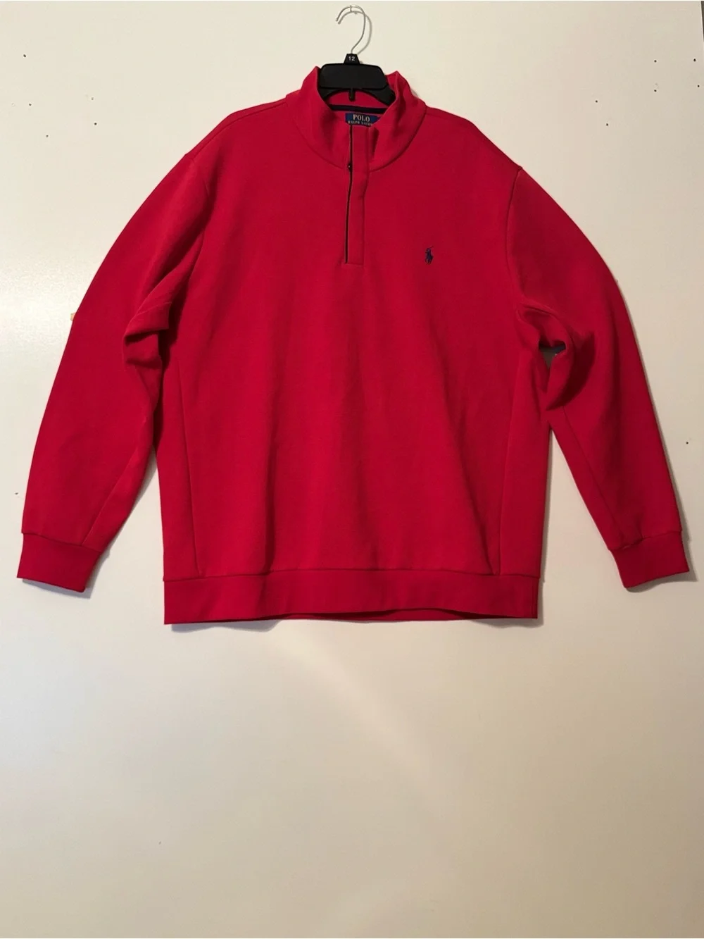 Original Polo by Ralph Lauren Vibrant Red Half-Zip Sweatshirt